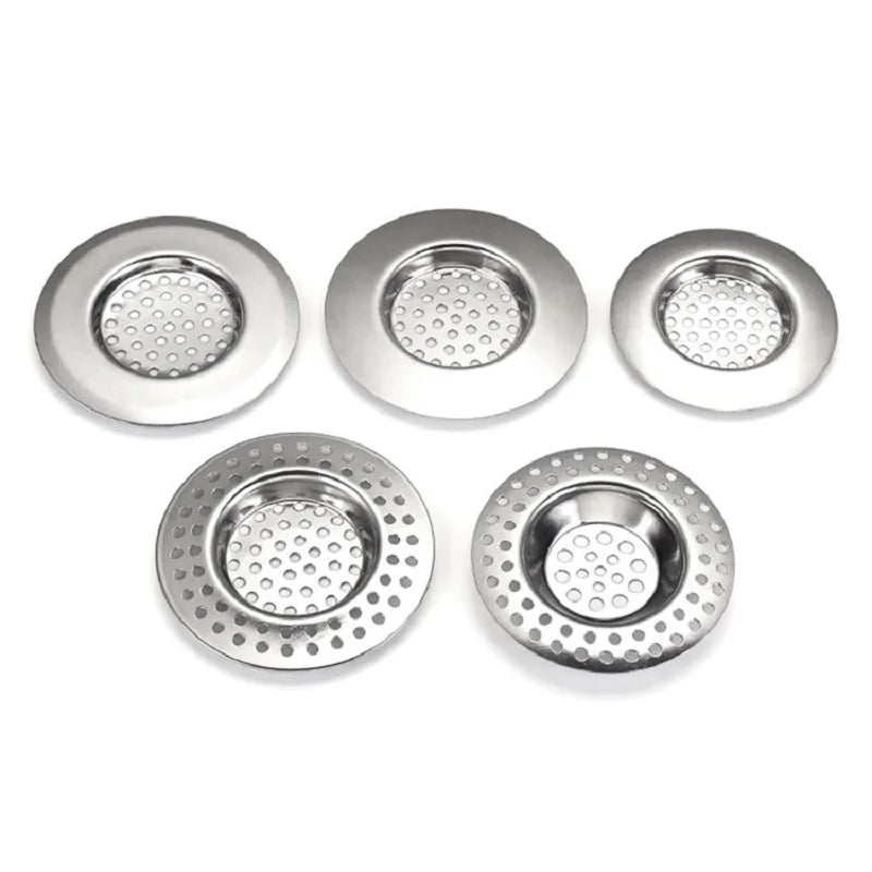 Kitchen Sink Strainer Stainless Steel Drain Filter with Large Wide Rim