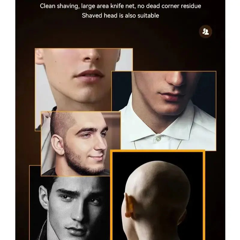 KEMEI High Quality Male  Three Blade Heads Electric Shaver Shaving Machine Foil Trimmer Razor KM-3209
