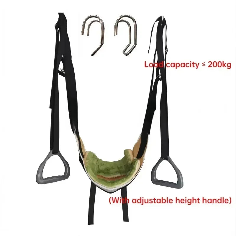 Neck Exercise Stretcher Horizontal Bar Hook Type Household Sling Neck Massager Nursing Rehabilitation Cervical Traction Belt