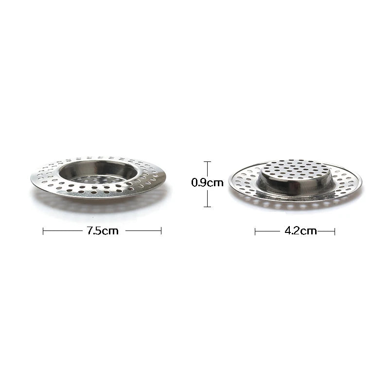 Kitchen Sink Strainer Stainless Steel Drain Filter with Large Wide Rim