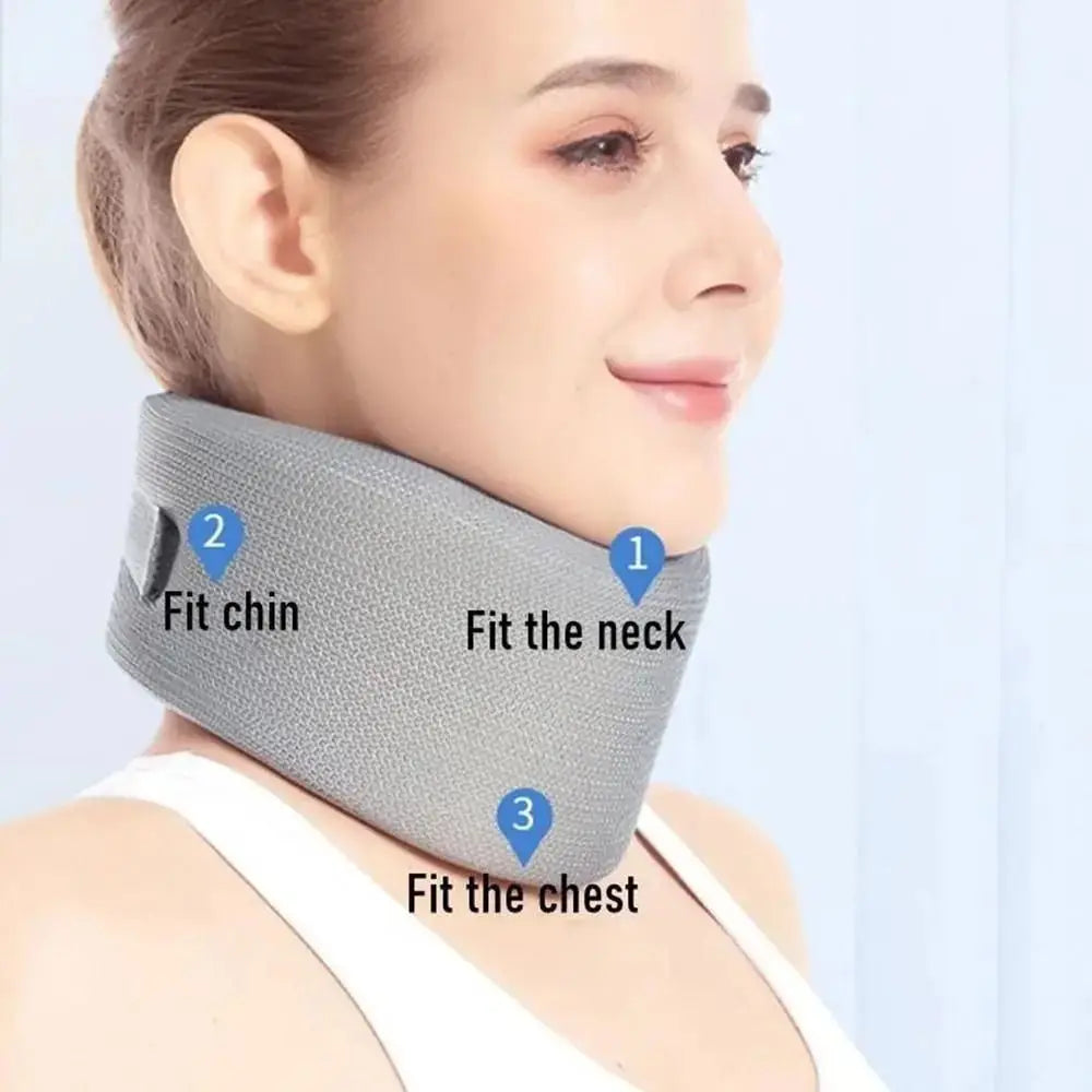 New Adjustable Neck Support Men Women Office Household Brace Neck Portable Health Care Sponge Neck Cervical Collar