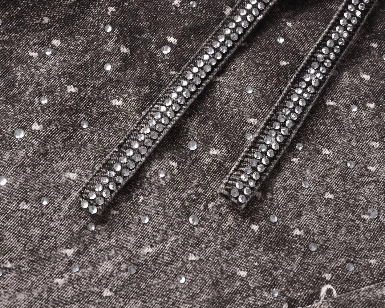 Tung Sung Full Diamond Printing Diamond Belt Wash Casual Loose Straight Jeans Hip Hop Y2k Men’s Jeans