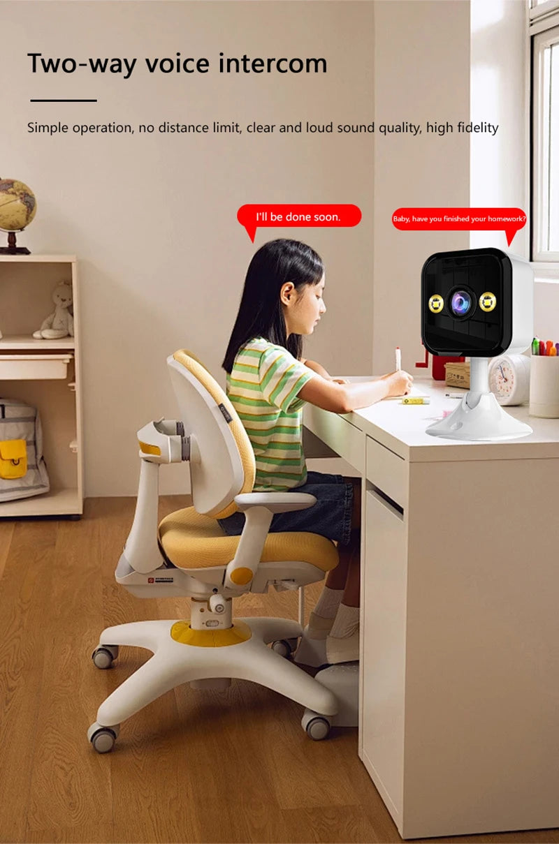 2025 New 2K Security Camera 3MP HD Wifi Smart Home Webcam 2-Way Audio Color Night Motion Detect Surveillance Cam With Lights
