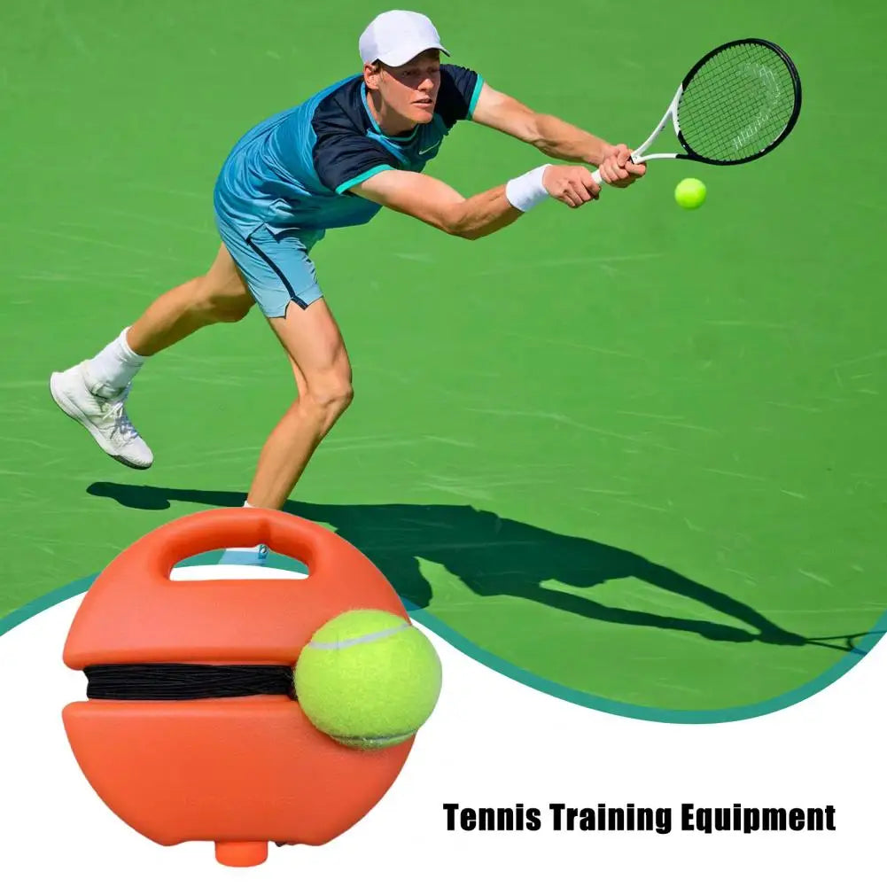 Tennis Rebounder Trainer Tennis Solo Practice Tool Tennis Ball Rebound Net Hitting Trainer Ball Return System Practice Partner