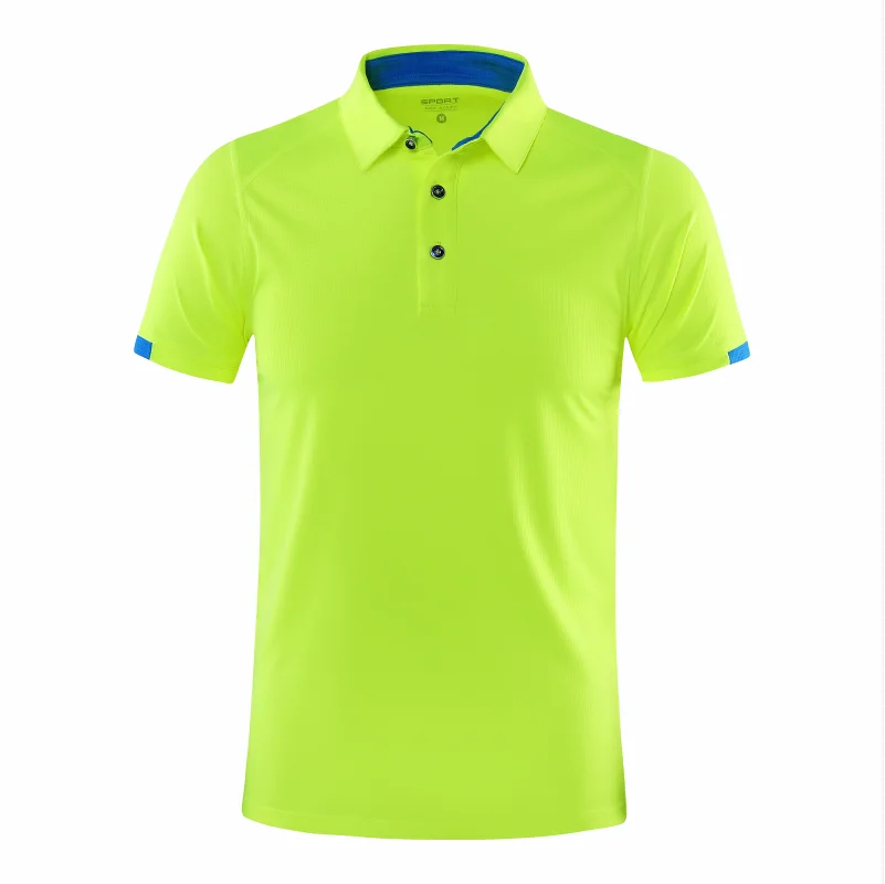 Men Casual Sports Quick-drying Lapel Short-sleeved POLO Shirt Cycling Suit Fitness Suit For Men