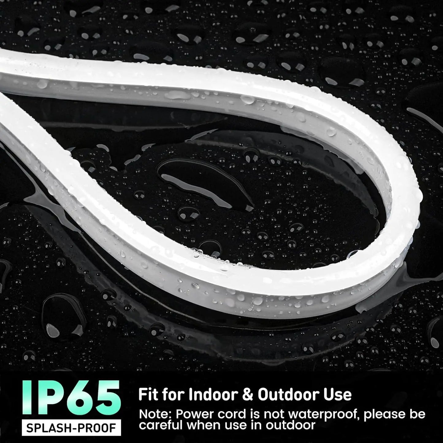 40M/30M RGB LED Neon Rope Lights, Music Sync Control with App/Remote, Flexible Lamp Color Change, Waterproof for Indoor Outdoor