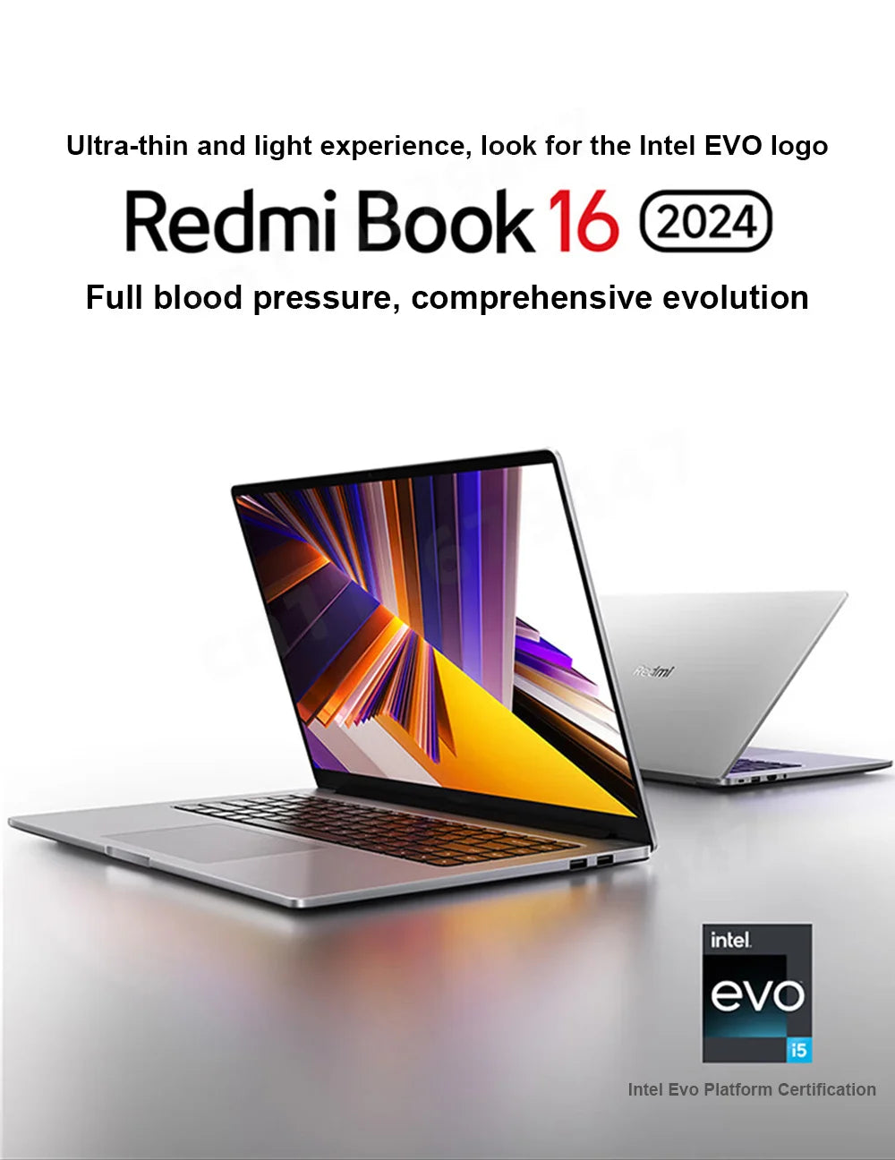 Xiaomi Laptop RedmiBook 16 Intel UHD i5-12450H/i5-13500H 16G 512G/1T SSD 16-inch 60Hz/120Hz Sreen Mi Notebook