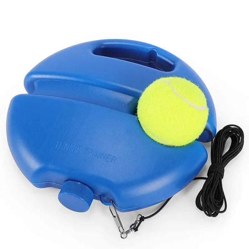 Heavy-Duty Single-Person Tennis Trainer with Stable Base - Durable High-Elasticity Tennis Rope for Adult Training - Ideal for So