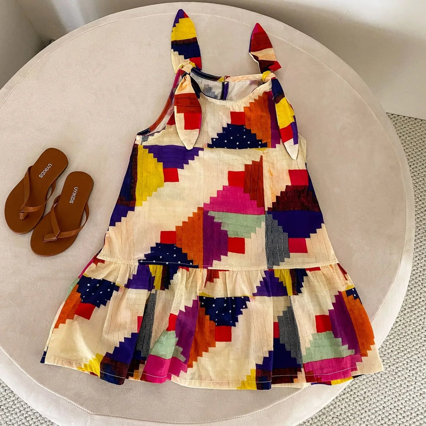 Children's Clothes 2025 Summer New Boy's Shirt Suit Or Baby Girl Dress Holiday Clothes Brother And Sister Clothes