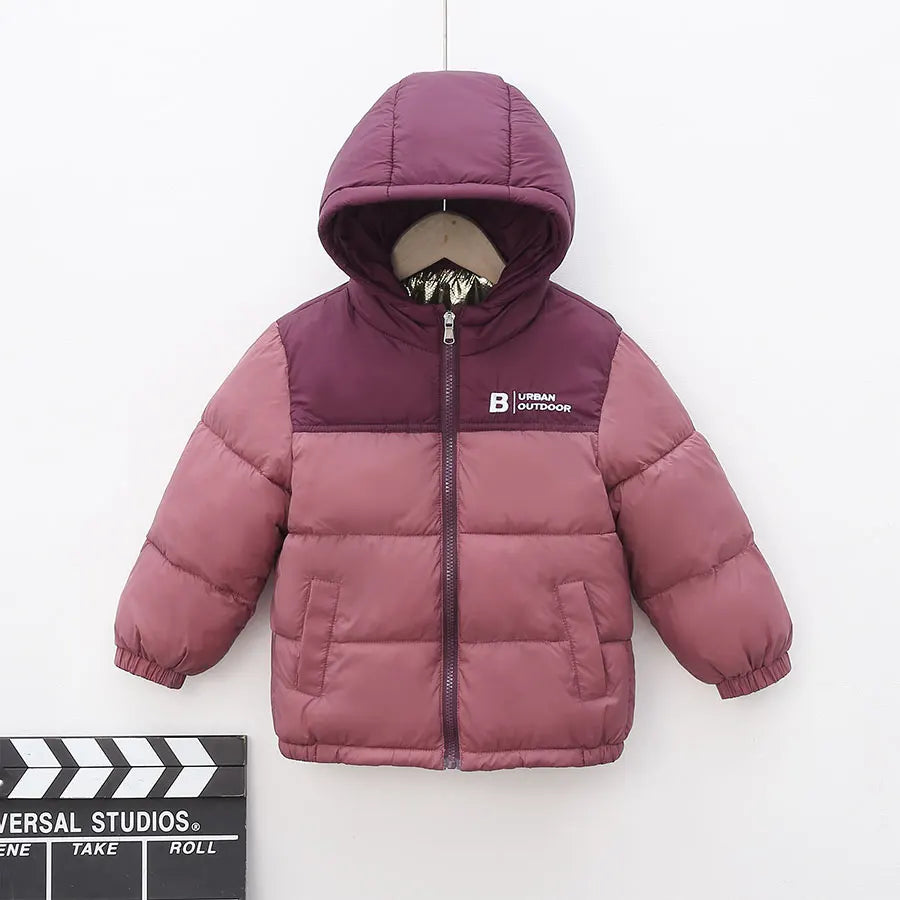 New children's cotton clothes for boys and girls warm cotton clothes for small children cotton clothes baby coats