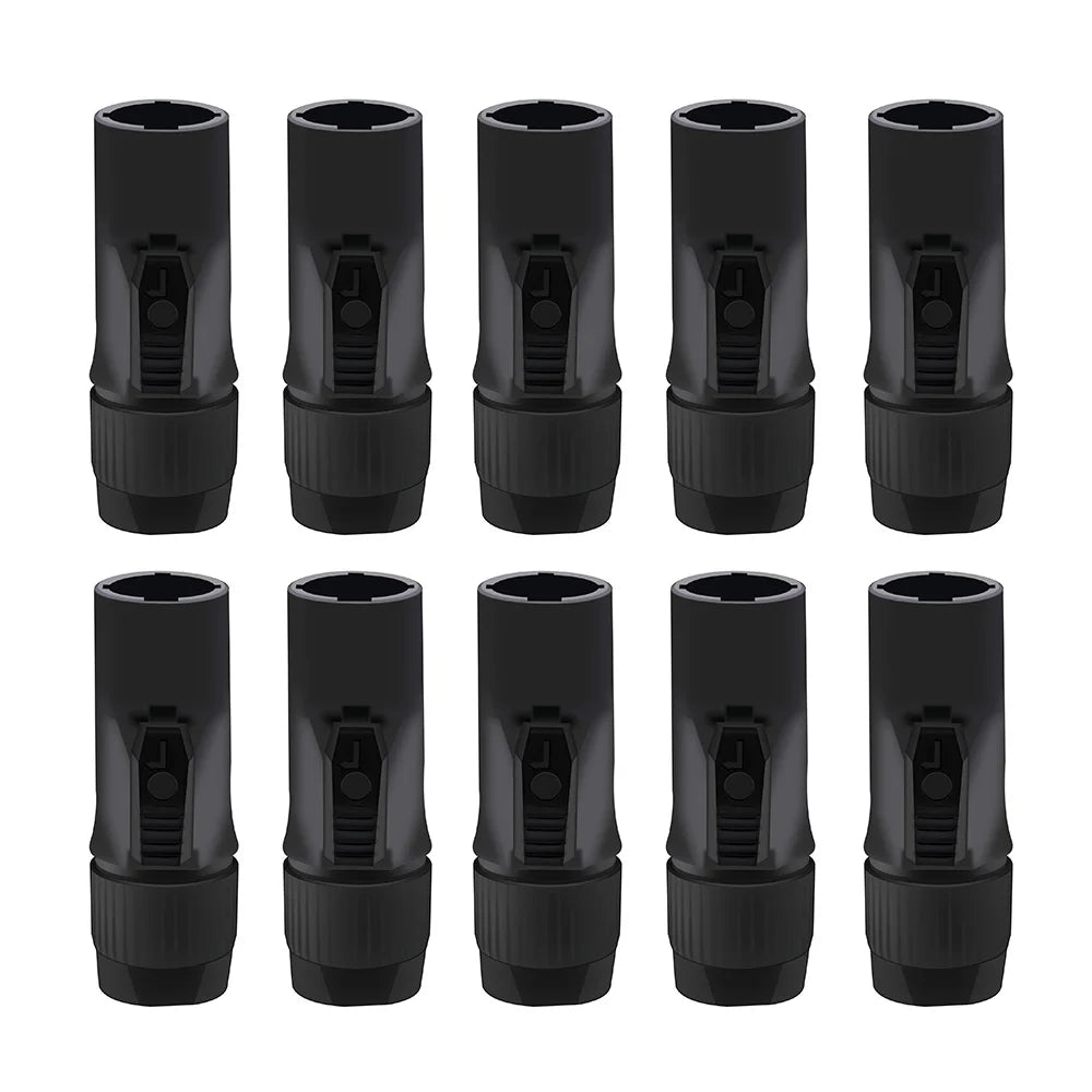 10pcs New IP65 Waterproof Locking PowerCon Chassis Connectors NAC3MPX or NAC3MX-W + NAC3FPX + Powercon True Connector NAC3FX-W