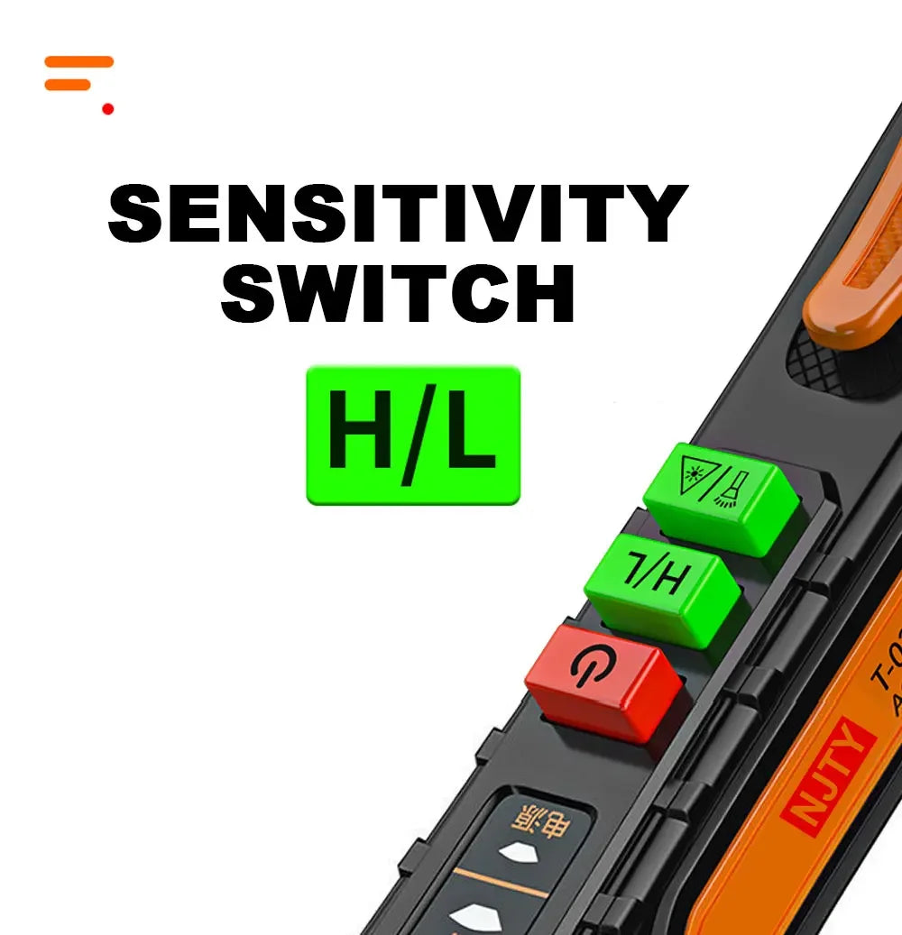 Non-Contact Voltage Detector Electrical 12-1000V Pen AC Voltage Tester Smart Breakpoint Finder