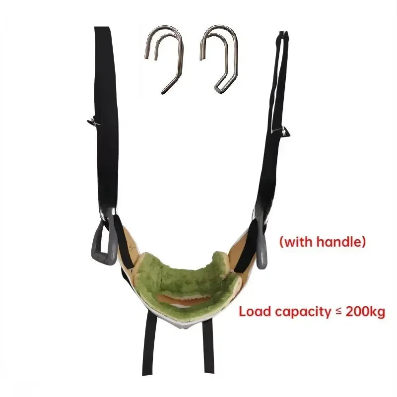 Neck Exercise Stretcher Horizontal Bar Hook Type Household Sling Neck Massager Nursing Rehabilitation Cervical Traction Belt