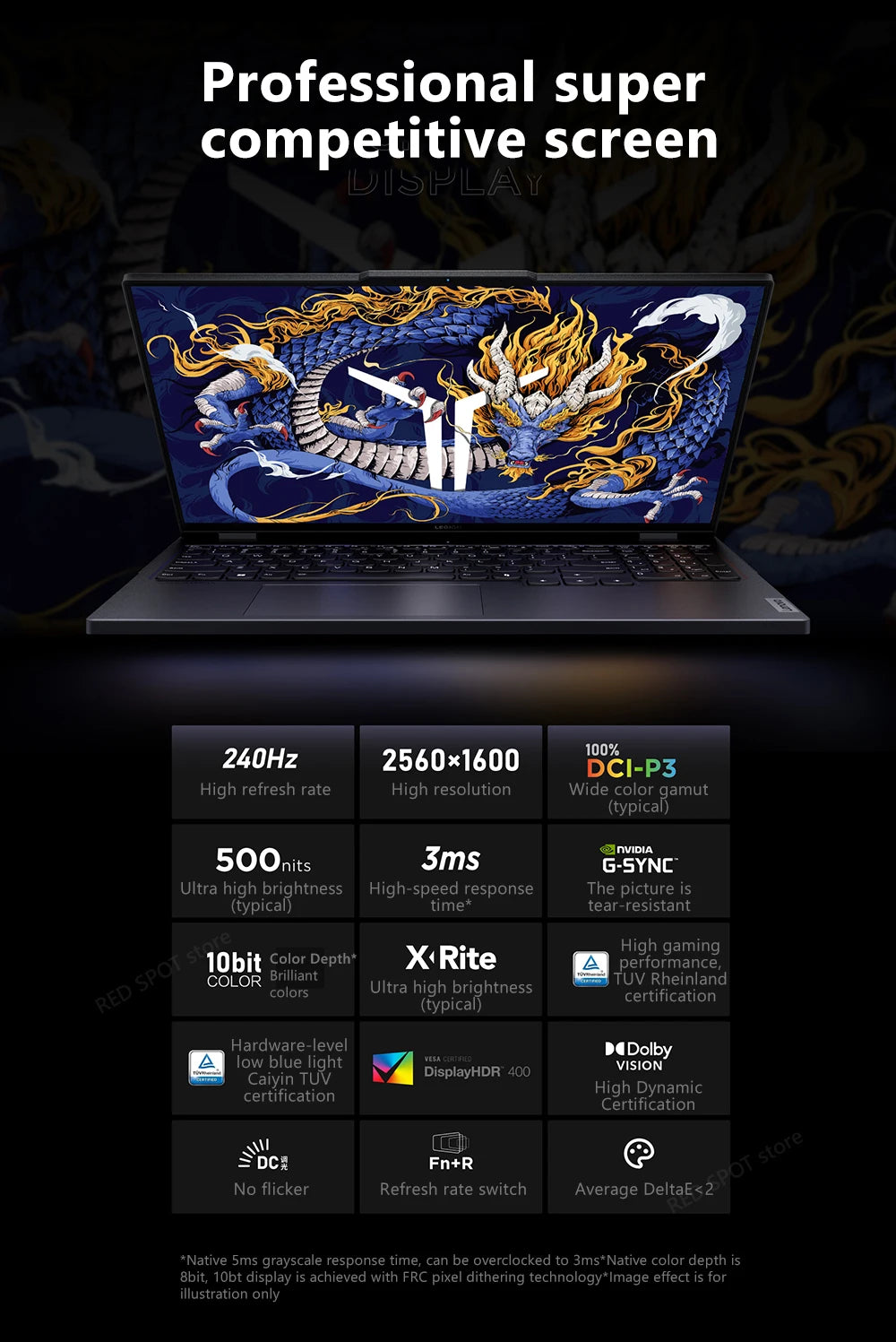 Lenovo LEGION Y9000P AI 2024 i9 14900HX RTX4060 32G+1TB 16inch 2.5K 240Hz