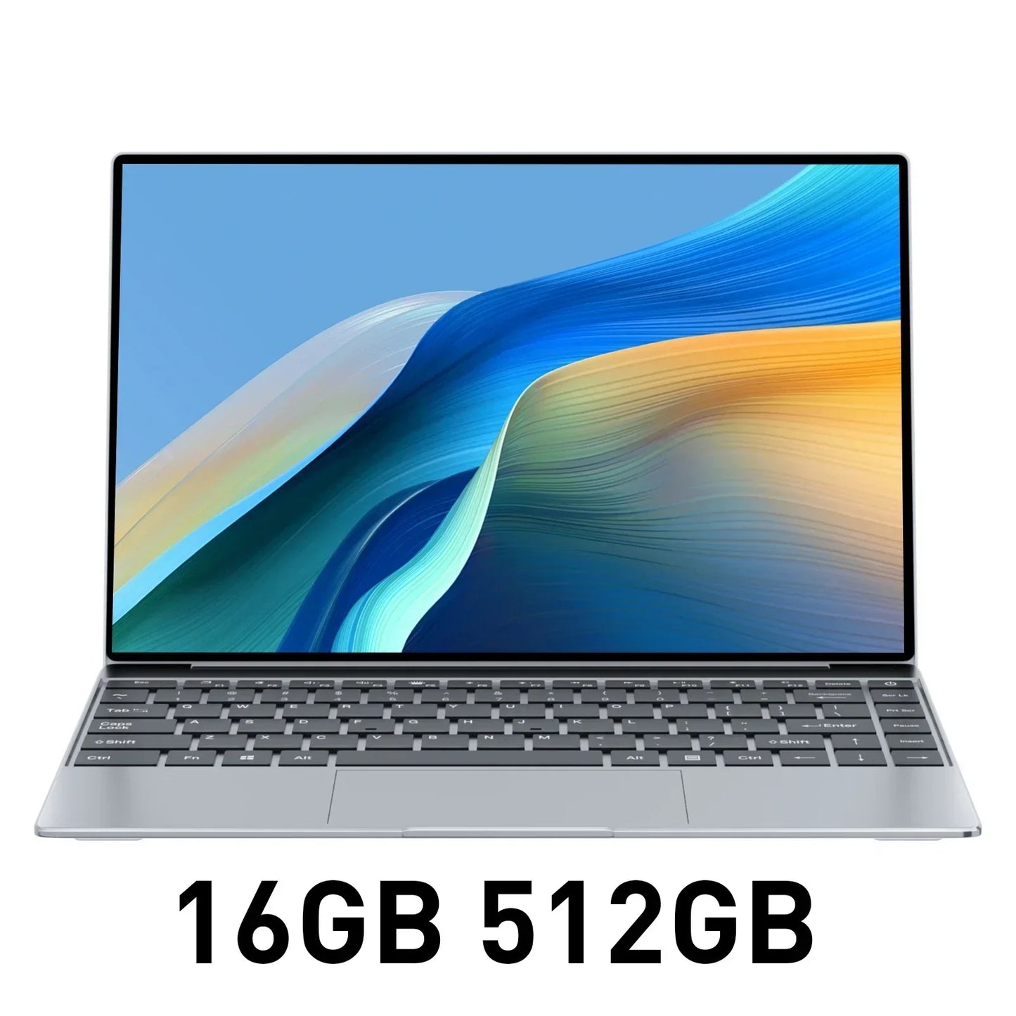 14.1" Laptop Windows 11 Pro Ultra Slim Notebook Gamer Intel Pentium N3700 16GB 1024GB 1920*1080 Display Office Study Computer PC
