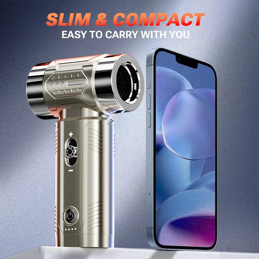 SZUK Mini Air Blower Powerful Turbo Jet Fan Brushless Motor Handheld  Dust Fan Portable Turbofan air blower Car Vacuum Cleaner