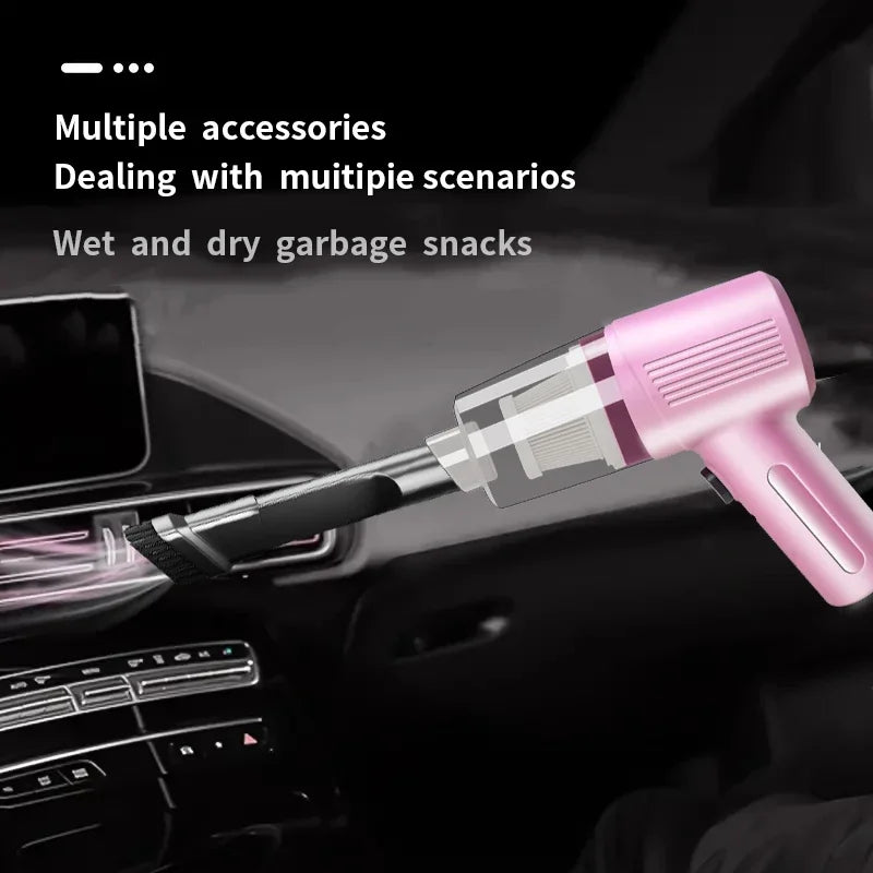 Xiaomi Portable Wireless Car Vacuum Cleaner Multifunctional Mini High-power Suction and Blowing Integrated Cleaning Appliance ﻿
