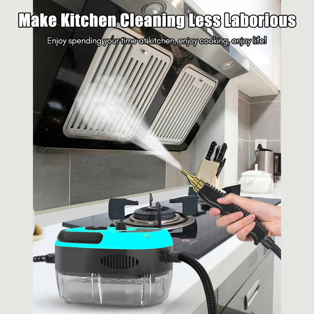Steam Cleaner High Pressure and Temperature Sterilization Handheld Home Cleaning Air Conditioner Kitchen Hood Car Washer