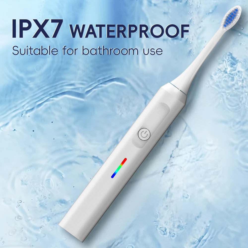 Smart Sonic Care Electric Toothbrush, Rechargeable Acoustic Wave Toothbrushes, Compatible with Philips Sonicare Toothbrush Heads