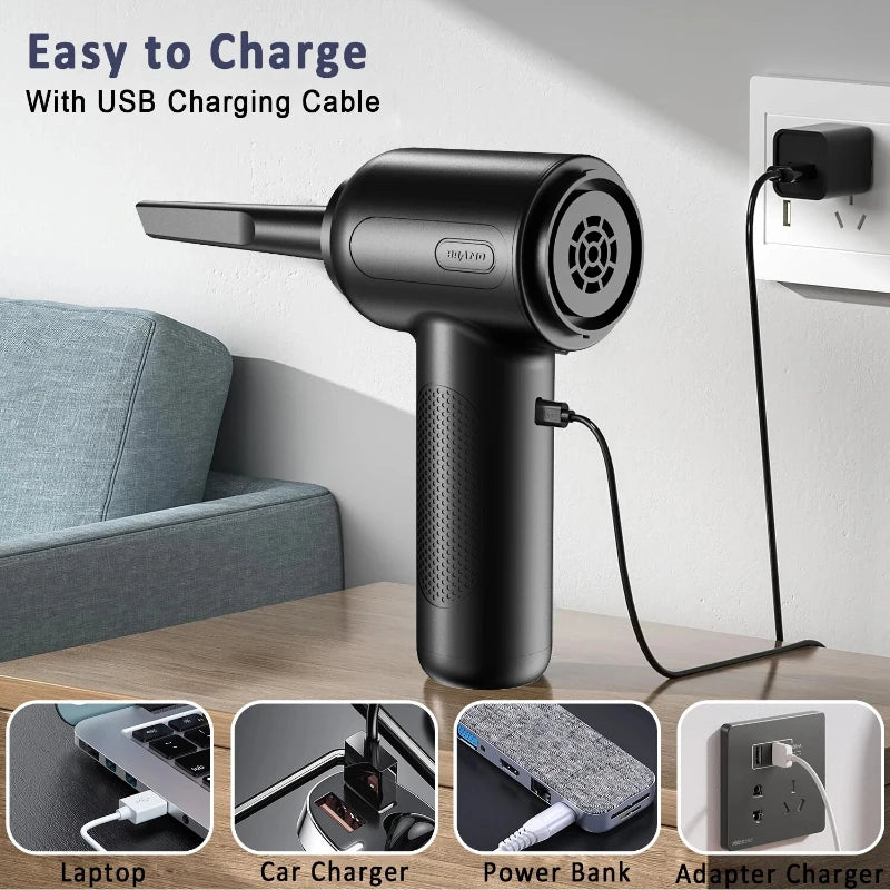 Xiaomi Youpin Vacuum Cleaner Wireless Air Duster Rechargeable Blow And Suck Vacuum Cleaner Electric Strong Suction Power Home