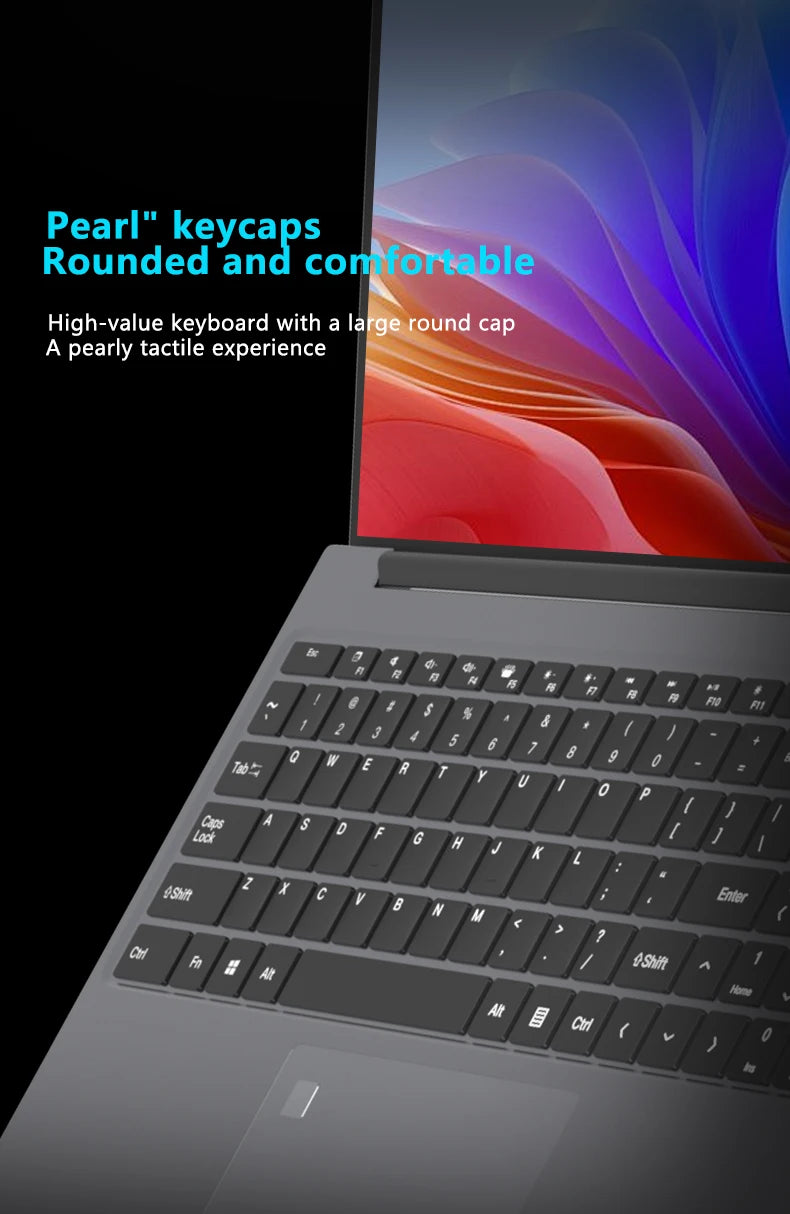 15.6"Ultra Slim Laptop 32GB RAM 2048GB SSD Intel Core i7-6500U Notebook Gamer 1920*1080 Display Office Study Computer Windows 11