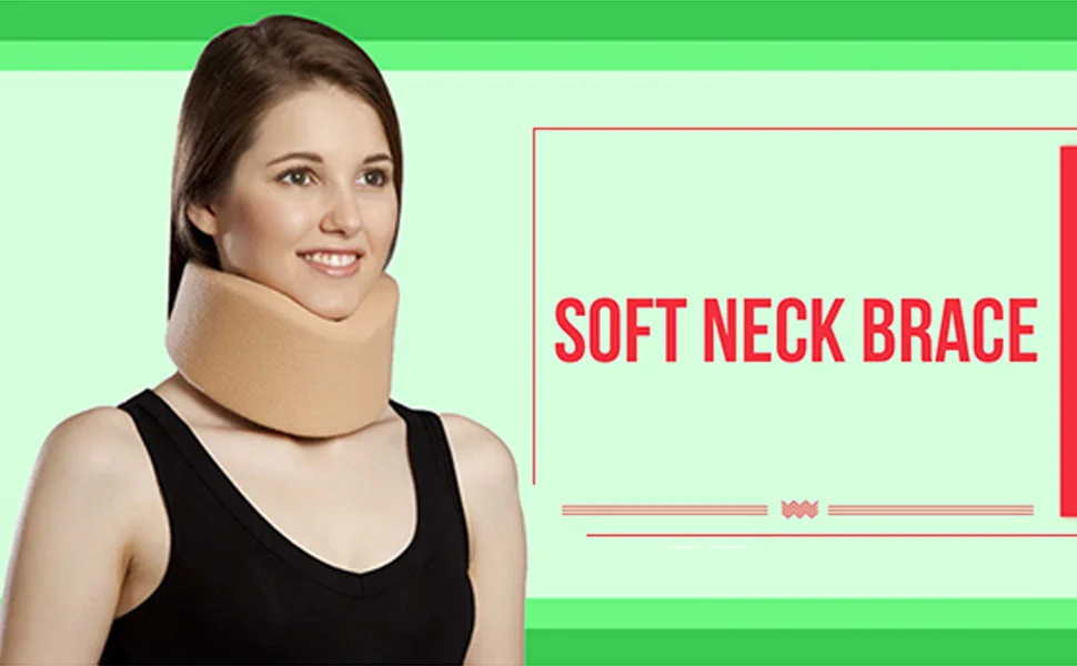 Neck Brace Support Orthosis, Adjustable Cervical Collar, Fixable Neck Posture Corrector, Pain Relief, Traction Spine Alignment