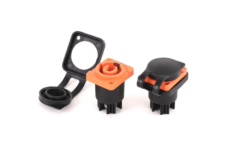 10pcs New IP65 Waterproof Locking PowerCon Chassis Connectors NAC3MPX or NAC3MX-W + NAC3FPX + Powercon True Connector NAC3FX-W