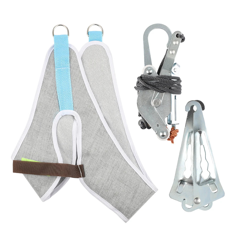 Over Door Hanging Neck Traction Kit Cushion Belt Brace Adjustable Cervical Correction Stretcher Back Head Massager