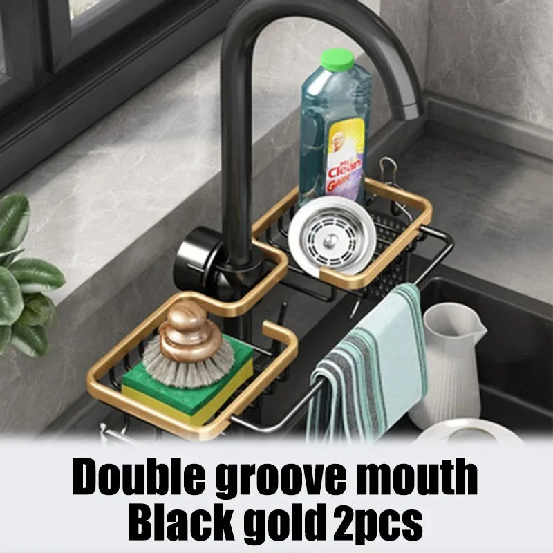 Kitchen Storage Rack Dish Drying Rack Wall Shelf Supplies Towel Sink Racks Fixture Home Improvement Kitchen Cabinet Storage