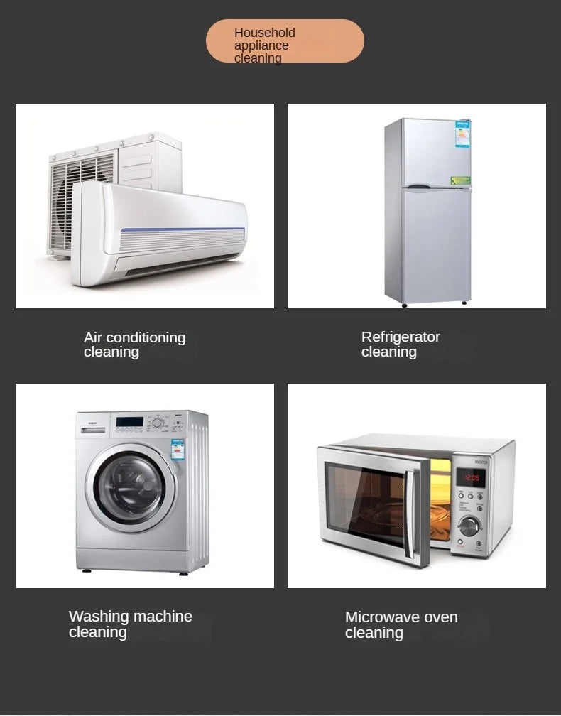 2500W Household High-temperature Steam Cleaner,  Sterilization Air Conditioning Kitchen Hood Home Car Steaming Cleaner 110V 220V