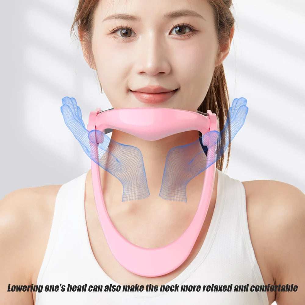 Adjustable Neck Support,Neck Traction Device,Decompressed,Fashion Neck Brace Cervical Collar,Forward Neck Posture Corrector