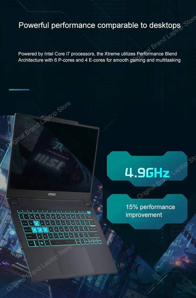 2024 MSI Cyborg 14 Gaming Laptop 14 Inch FHD 144Hz IPS Screen Notebook i5-13420H 16GB 512GB SSD RTX4050 Netbook Laptop Computer