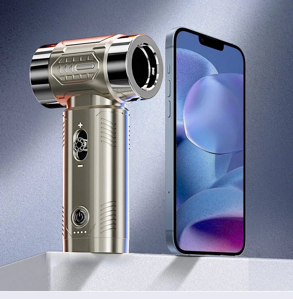 SZUK Mini Air Blower Powerful Turbo Jet Fan Brushless Motor Handheld  Dust Fan Portable Turbofan air blower Car Vacuum Cleaner