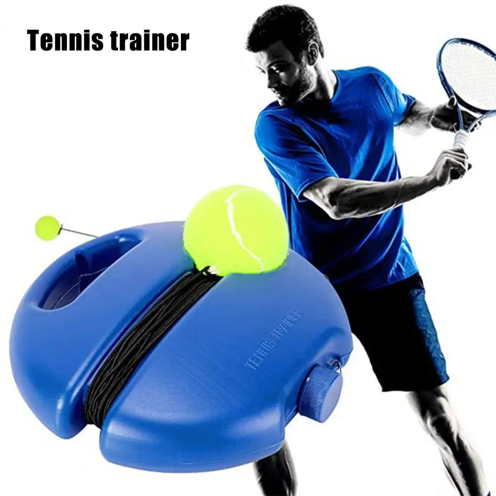 Tennis Rebounder Trainer Tennis Solo Practice Tool Tennis Ball Rebound Net Hitting Trainer Ball Return System Practice Partner