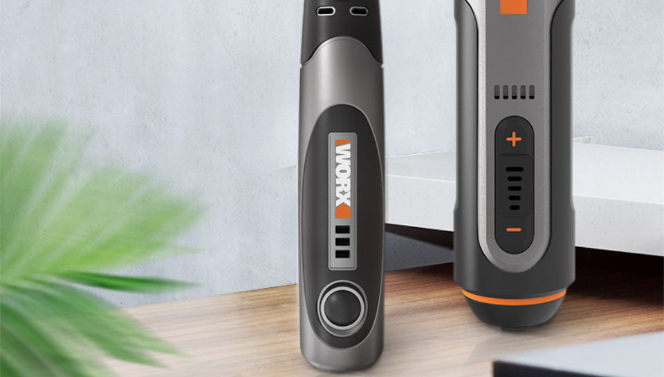 Worx 8V Rotary Tool WX106 Cordless Mini Drill Engraving Grinding Polishing Machine USB Charger Variable Speed Power Tools Set