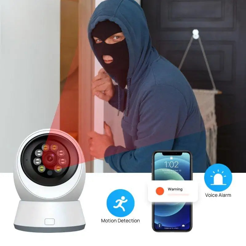 HD Home security cameras,Indoor security cameras with night vision, 2.4GWi-Fi,Two-Way Talk,Motion Alert,Multiple Storage Options