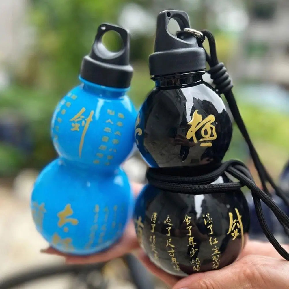 800ml Gourd Water Bottle Child Water Gourd Kettle Chinese Retro-Inspired Leakproof Water Jug for School PC Water Kettle