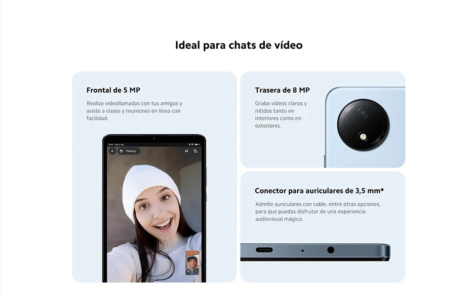 Xiaomi Redmi Pad SE 8.7 Tablet, MediaTek Helio G85, 8.7 inches, small and portable, 90 Hz, 8 MP camera, 6650 mAh
