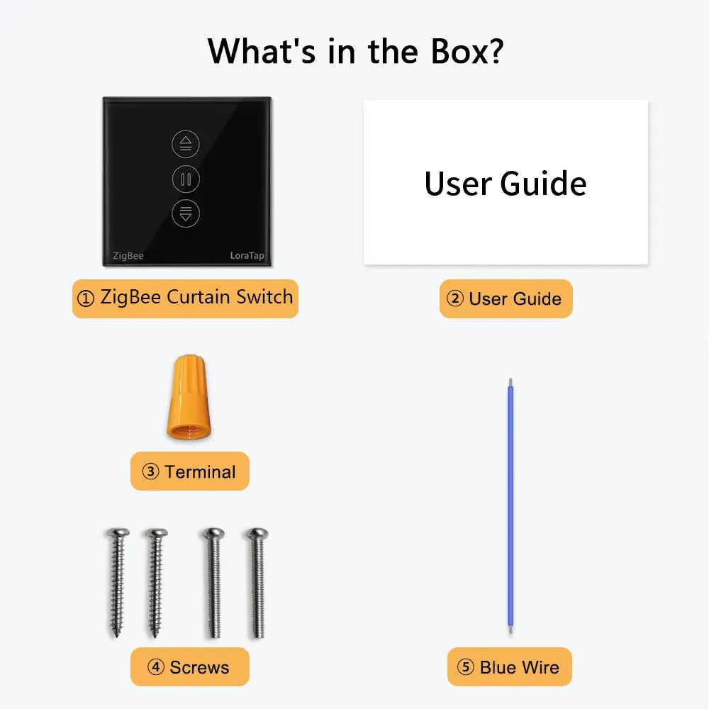 LoraTap ZigBee Curtains Roller Shutters Blinds Switch Control Connected Motor Google Home Alexa Electric Window Tuya Smart Life