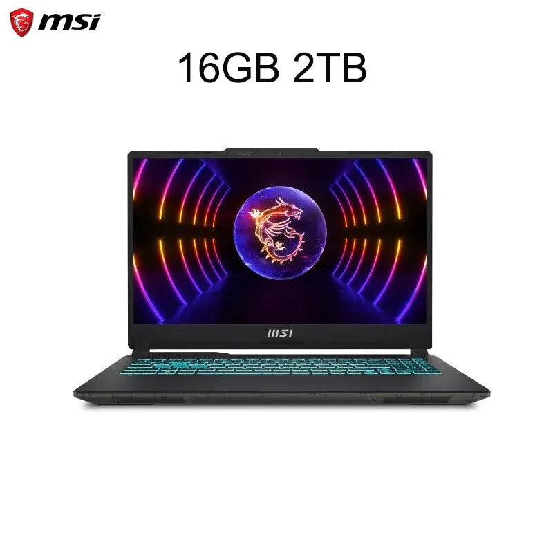 2024 MSI Cyborg 15 Gaming Laptop 15.6 Inch QHD 165Hz IPS Screen Netbook i7-13620H 16GB 512GB RTX4050 Gaming Notebook Computer