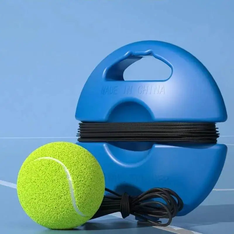 Heavy-Duty Single-Person Tennis Trainer with Stable Base - Durable High-Elasticity Tennis Rope for Adult Training - Ideal for So