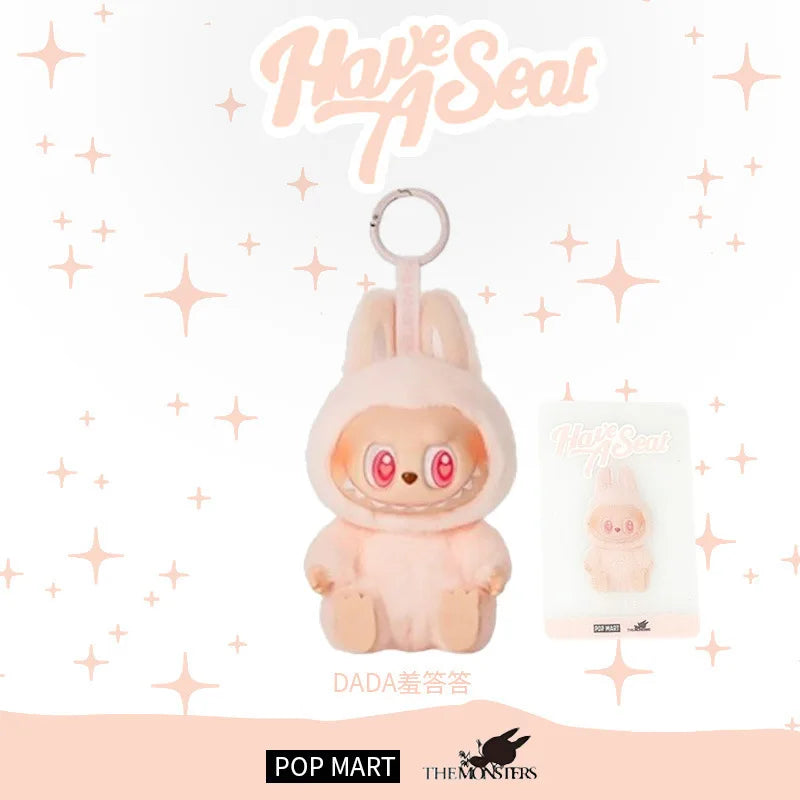 New Labubu Gift Lacquered Doll Clothes Doll Keychain Trendy Toy Blind Box 2 Glue Face Bag Pendant Decoration Toys Friend Gift