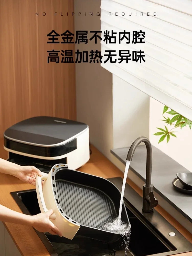 Air fryer electric oven household all-in-one machine visual new cooking machine cooking machine new model