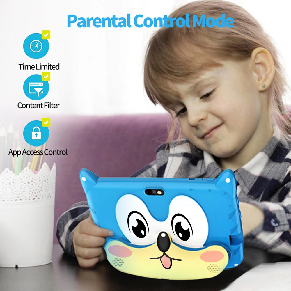 BDF Children's Gift Children's Learning and Education Partner 7-inch tablet 4GB RAM 64GB ROM Android 13.0 4000mAh Supports WIFI