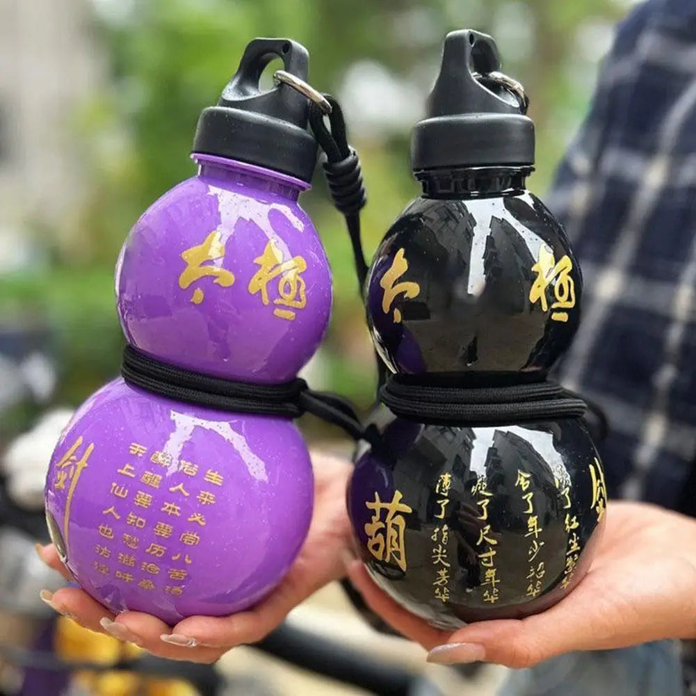 800ml Gourd Water Bottle Child Water Gourd Kettle Chinese Retro-Inspired Leakproof Water Jug for School PC Water Kettle