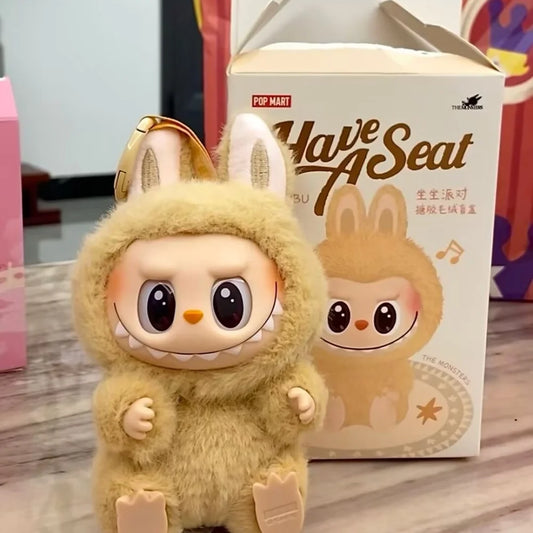 NICE  Macaron 2nd Generation Monster Labu Sitting PVC Labu Doll Series Surprise Holiday Gift