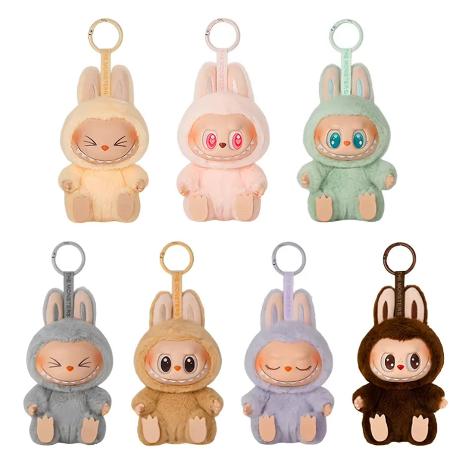 NICE  Macaron 2nd Generation Monster Labu Sitting PVC Labu Doll Series Surprise Holiday Gift