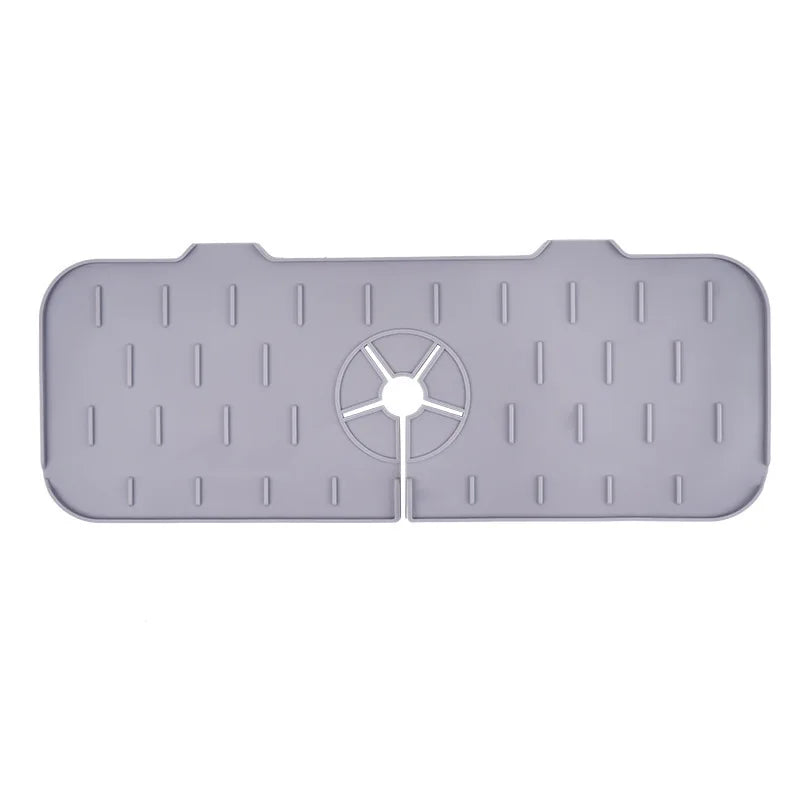 Faucet Absorbent Mat Silicon Kitchen Sink Splash Guard Drain Pad Water Splash Catcher Mats Countertom Countertop Protect Gadgets
