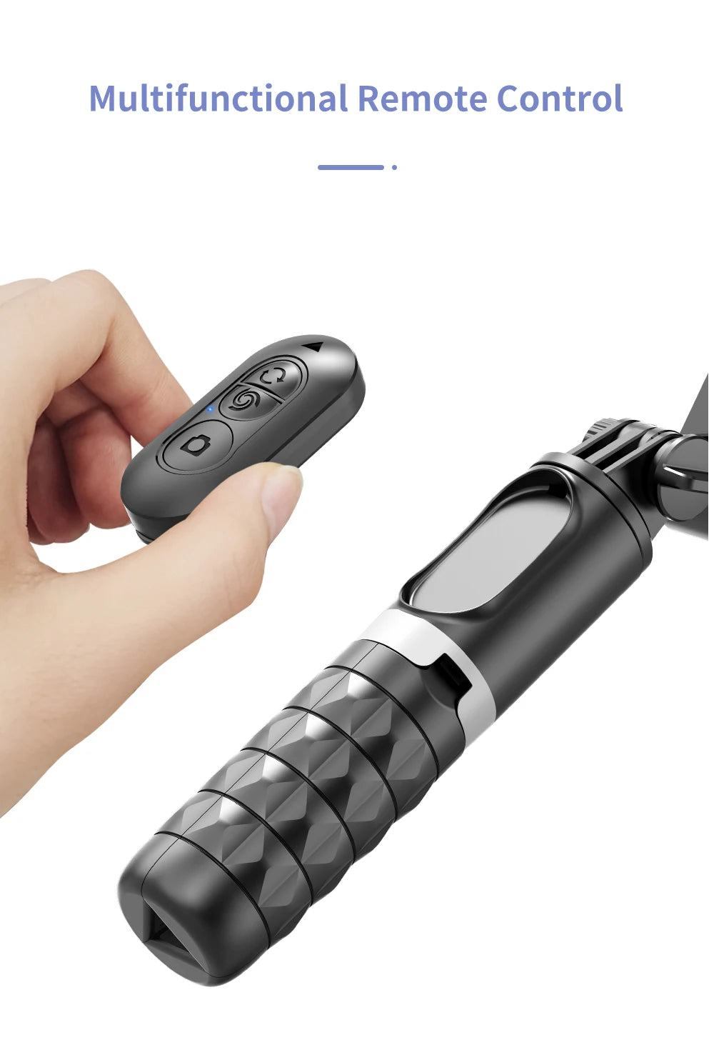 360 Rotation Following Shooting Mode Gimbal Stabilizer Selfie Stick Tripod Gimbal For iPhone Phone Smartphone Live Photography