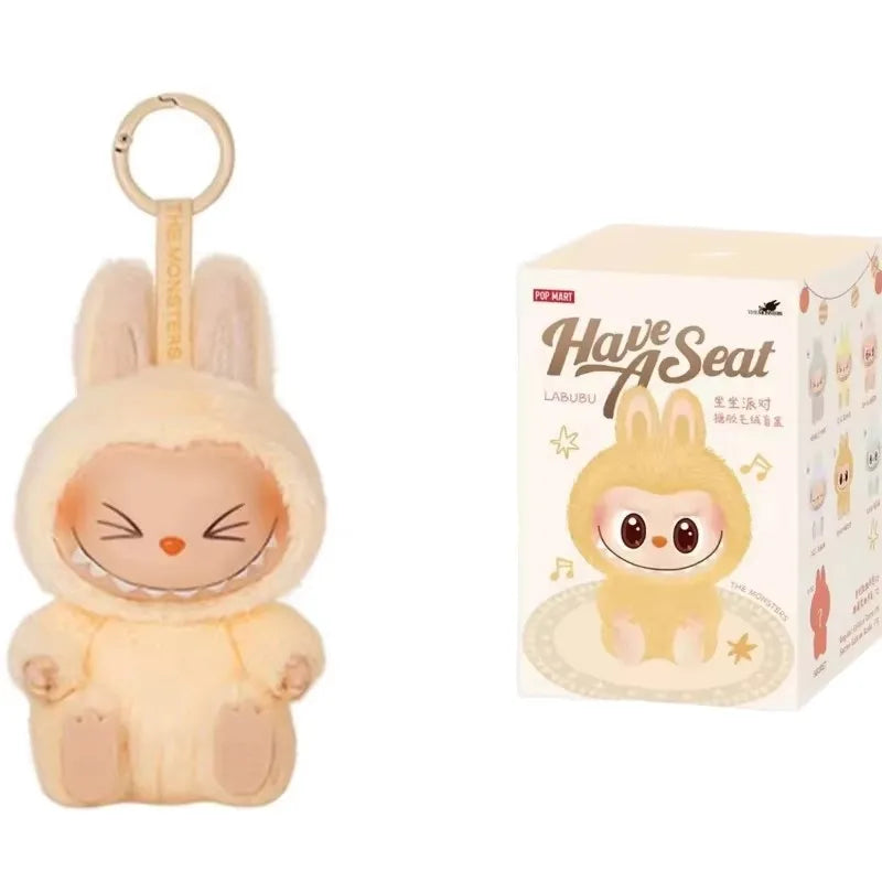 NICE  Macaron 2nd Generation Monster Labu Sitting PVC Labu Doll Series Surprise Holiday Gift